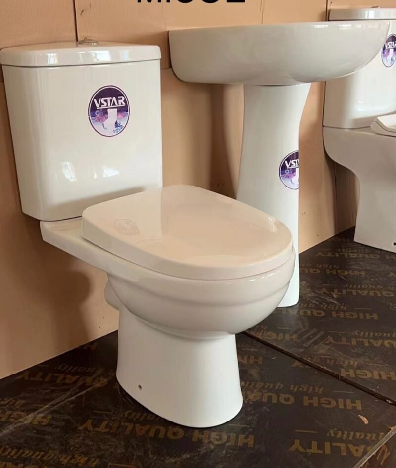 Vstar Toilet Seat Wc Close Couple Complete Set With Tap