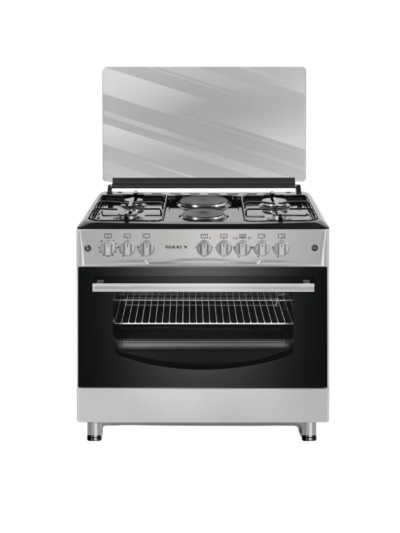 Maxi 4 GAS BURNER + 2 ELECTRIC STANDING GAS COOKER
