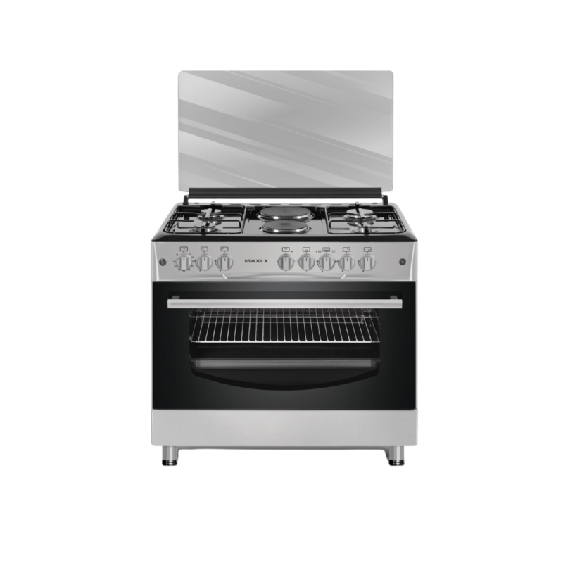 Maxi 4 GAS BURNER + 2 ELECTRIC STANDING GAS COOKER